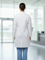 Jaleco Gabardine Gola de Padre Feminino - Imagem 4