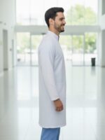 Jaleco Gabardine Gola de Padre Masculino - Imagem 2