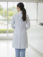 Jaleco Gabardine Gola de Padre com Zíper Feminino - Imagem 4