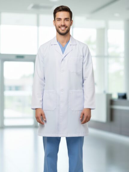 Jaleco Gabardine Social Masculino